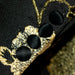 Black with Gold Flora & Fauna Modern-Fit Tuxedo Jacket
