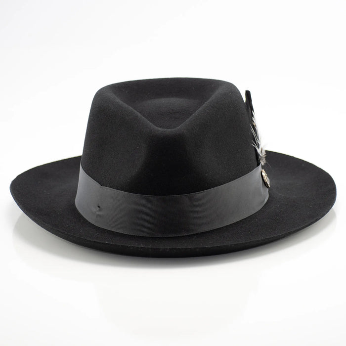 Wool Pinch Front Fedora