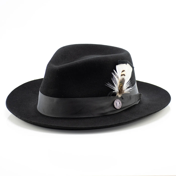 Wool Pinch Front Fedora