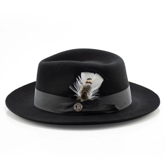 Wool Pinch Front Fedora