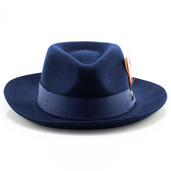 Wool Pinch Front Fedora