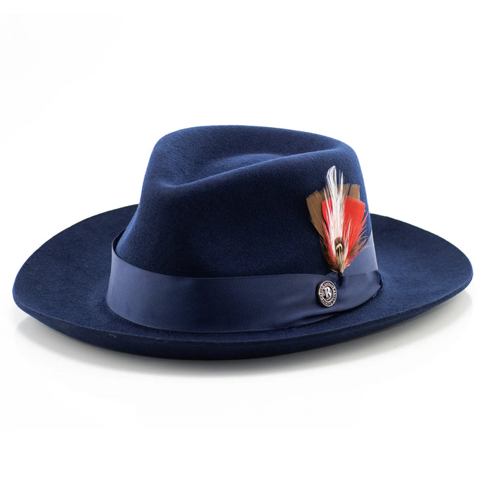 Wool Pinch Front Fedora