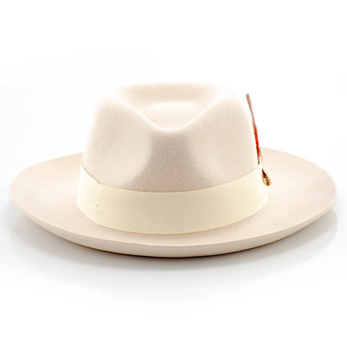 Wool Pinch Front Fedora