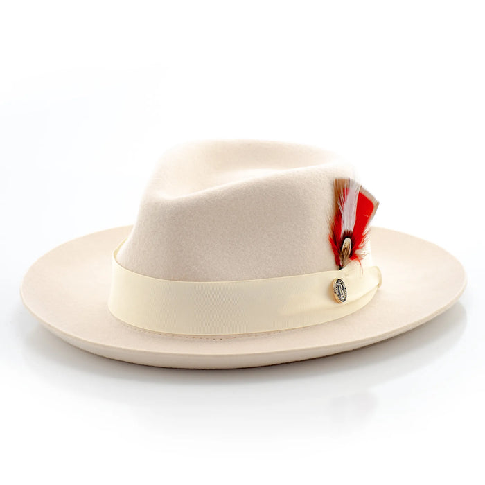 Wool Pinch Front Fedora