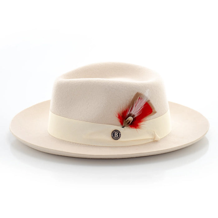 Wool Pinch Front Fedora