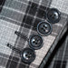 Black Plaid 3-Piece Tailored-Fit Suit