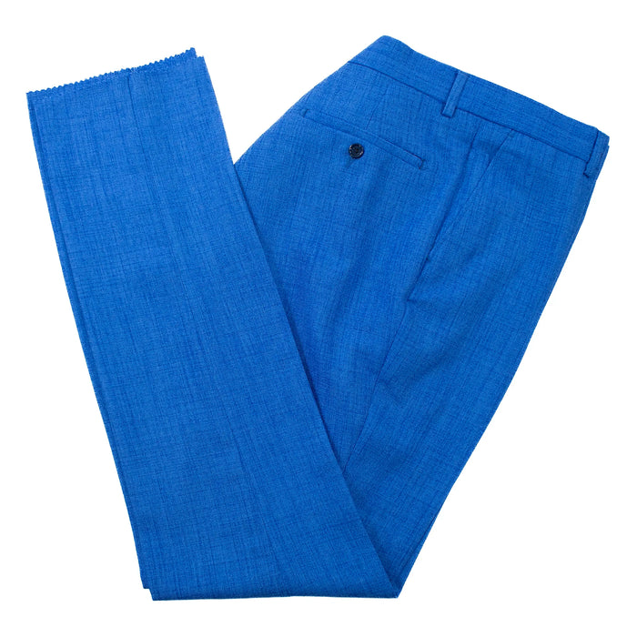 Pierce | Blue Tweed With Black Vest 3-Piece Slim-Fit Suit — dolce vita MEN