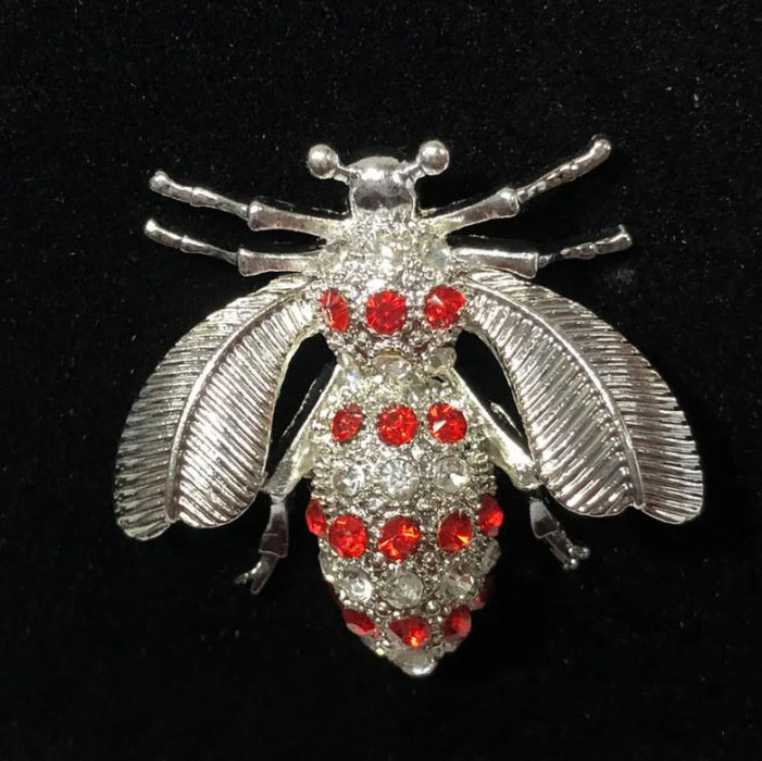 Jeweled Bumblebee Lapel Pin