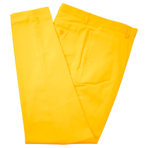 Yellow Ultra Slim-Fit Dress Pants