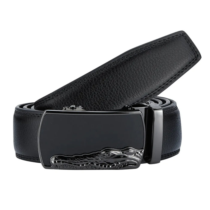 Black Aligator Belt Buckle