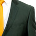 Men's Hunter Green Sharkskin 2-Piece Slim-Fit Suit
