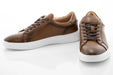 Cognac Brown Low-Top Sneaker