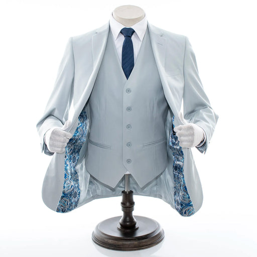 Men's Platinum 3-Piece Slim-Fit Suit