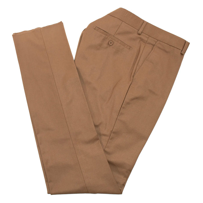 Men's Taupe Brown 3-Piece Slim-Fit Suit