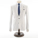 Men's Light Gray Minicheck Seersucker Slim-Fit Suit