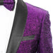 Men's Sparkling Purple 2-Piece Slim-Fit Tuxedo