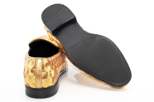 Gold Swirl Dress Shoes