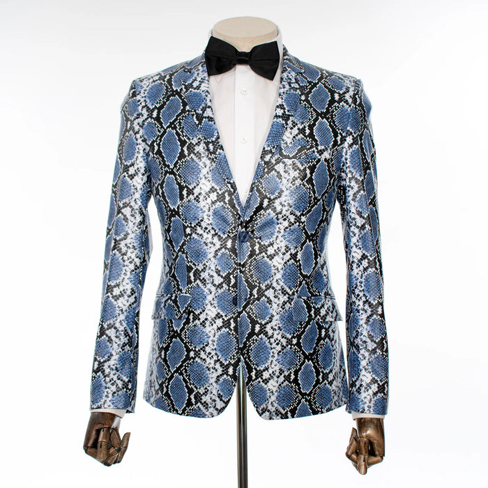 Blue Rattlesnake Slim-Fit Dinner Jacket