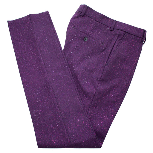 Dante | Dark Purple Glitter 3-Piece Tuxedo Pants