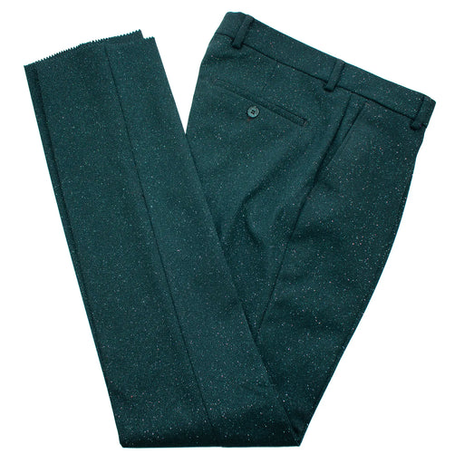 Dante | Forest Green Glitter 3-Piece Tuxedo Pants