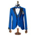 Dante | Royal Blue Glitter 3-Piece Tailored-Fit Tuxedo