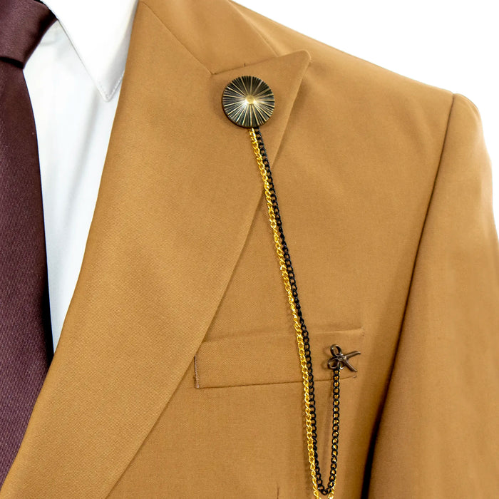 Marigold Stretch 2-Piece Slim-Fit Suit