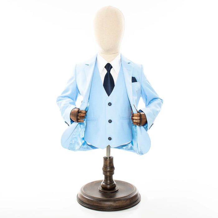 Light Blue 3-Piece Kids Suit