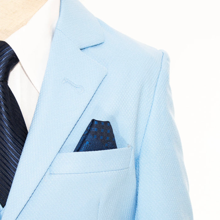 Light Blue 3-Piece Kids Suit