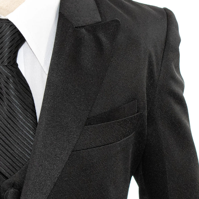 Kids' Black 3-Piece Suit