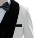Kids' White And Black Velvet 3-Piece Tuxedo