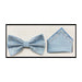 Men's Rhinestone Bow-Tie And Handkerchief Set