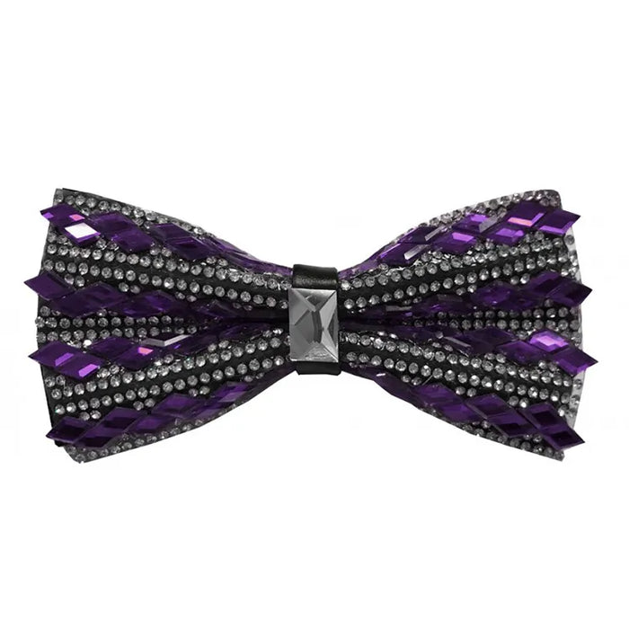 Deluxe Jeweled Mix Bow Tie