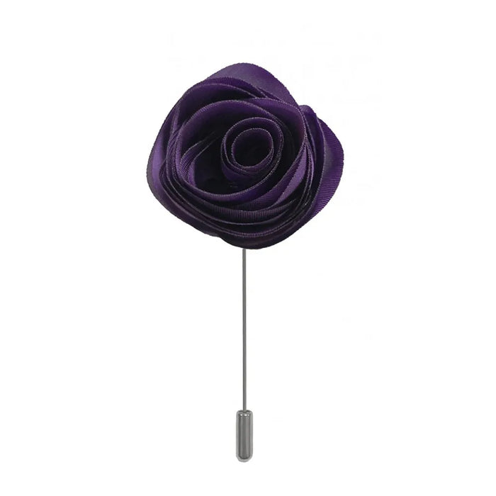 Rose Shaped Floral Lapel Pin