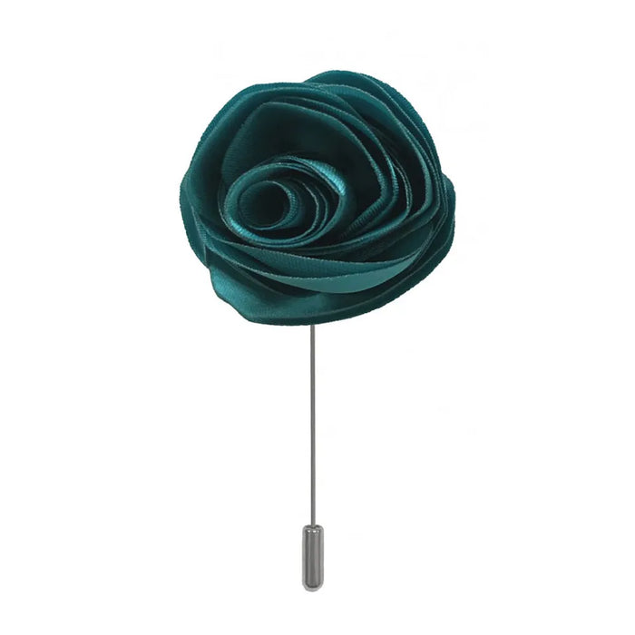 Rose Shaped Floral Lapel Pin