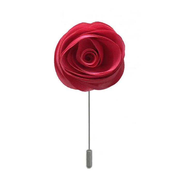 Rose Shaped Floral Lapel Pin