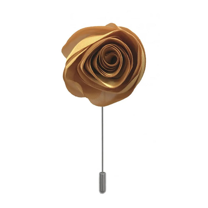 Rose Shaped Floral Lapel Pin