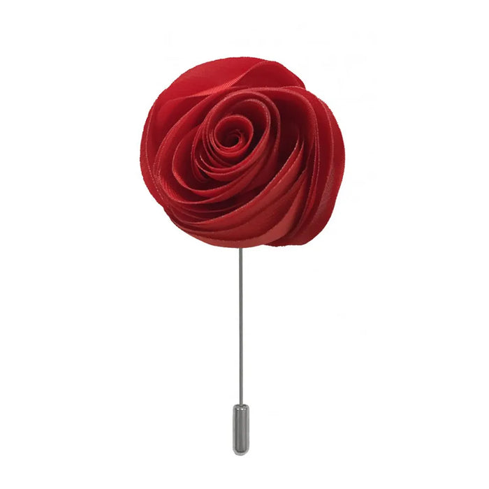 Rose Shaped Floral Lapel Pin