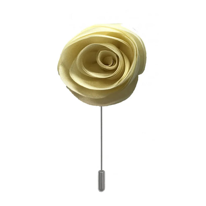 Rose Shaped Floral Lapel Pin