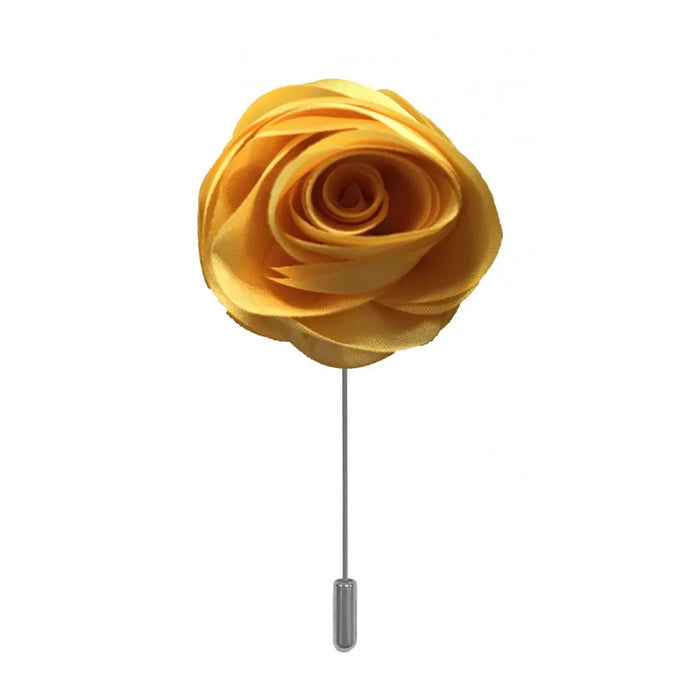 Rose Shaped Floral Lapel Pin