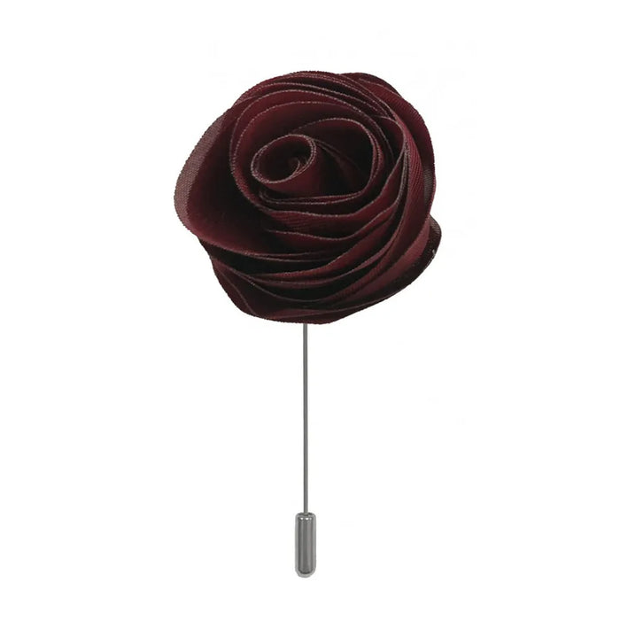 Rose Shaped Floral Lapel Pin