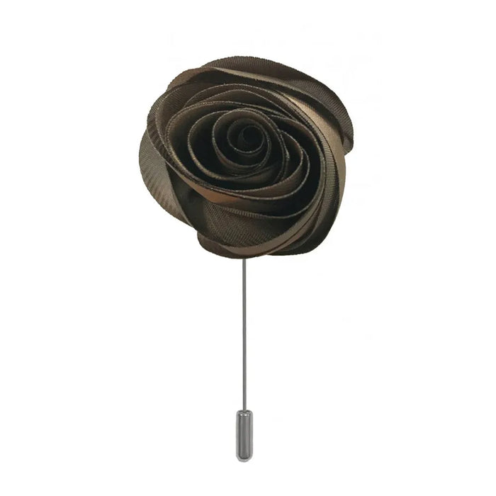 Rose Shaped Floral Lapel Pin