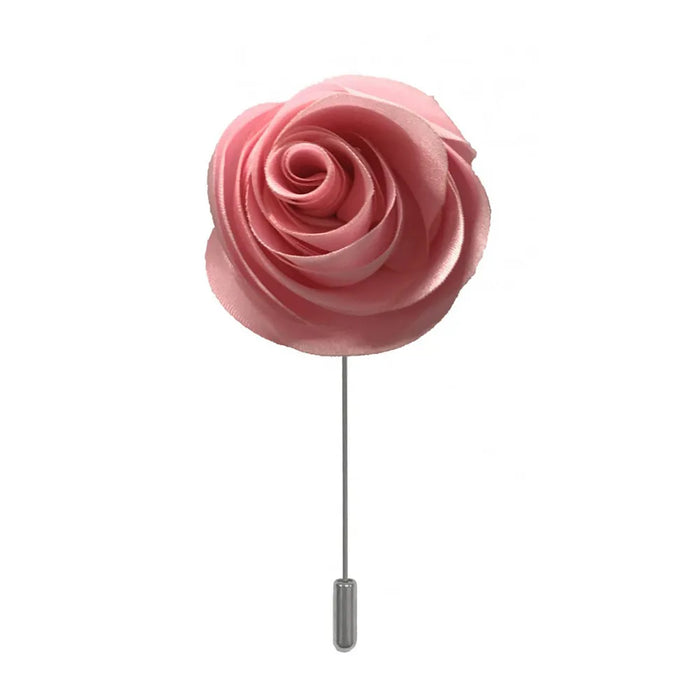 Rose Shaped Floral Lapel Pin