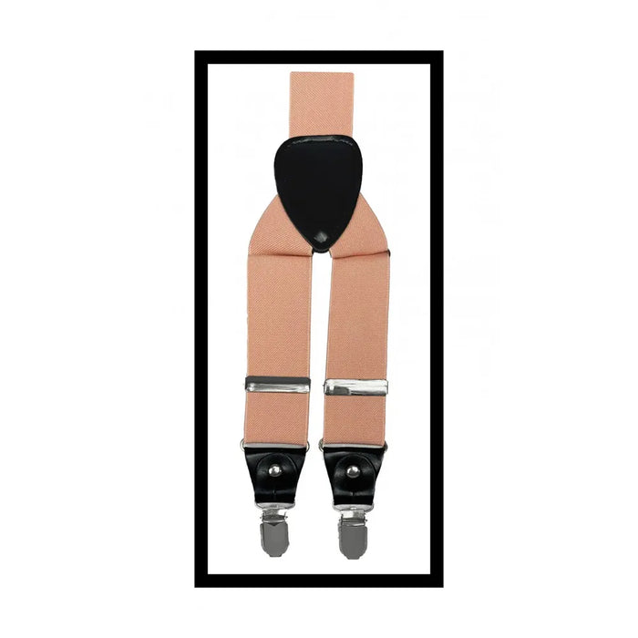 Convertible Clip & Button Suspenders
