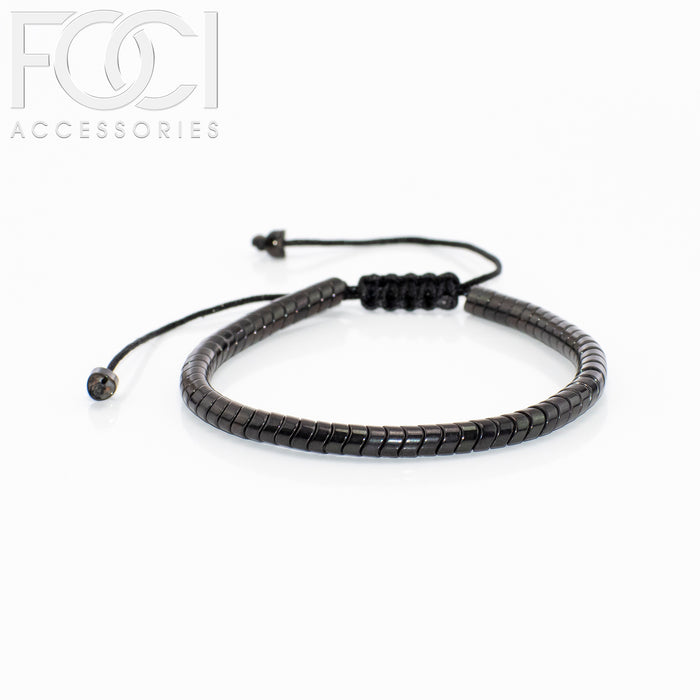 Unisex Cylindrical Beaded Bracelet