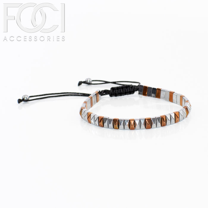 Unisex Rectangle Beaded Bracelet