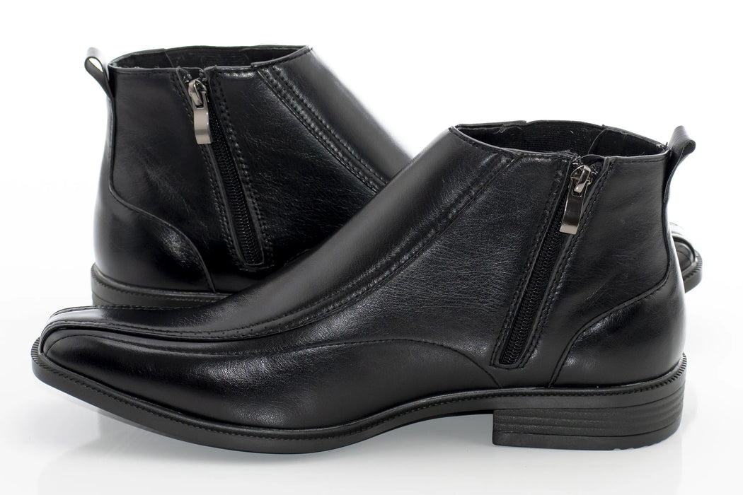 Black Leather Fashion Chelsea Boot