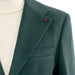 Men's Forest Green Wool Overcoat