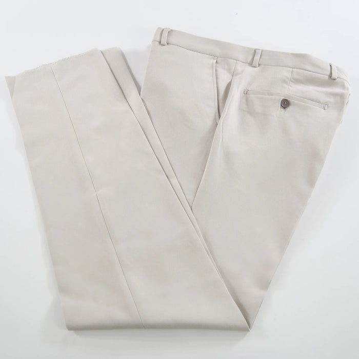 Ivory and Blue Splash 3-Piece Slim-Fit Suit Pants