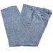 Men's Blue And White Plaid 3-Piece Slim-Fit Suit Pants