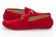 Men's Red Moc-Toe Bit Loafer Dress Shoe